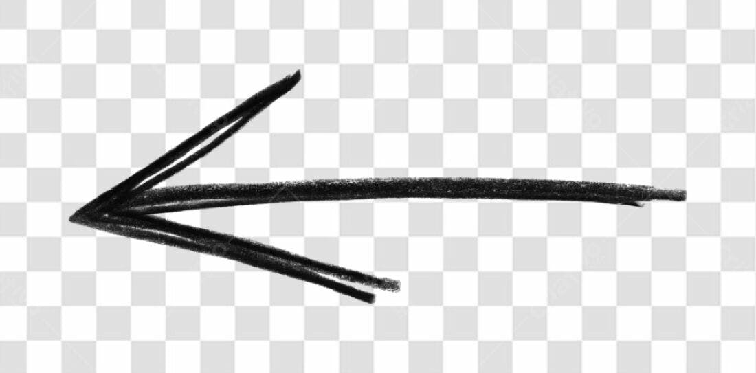 Seta PNG com fundo transparente
