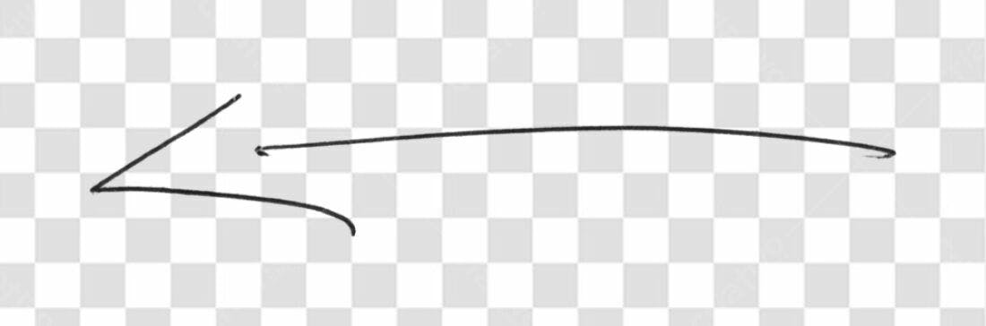 Banner Seta Direita PNG com fundo transparente
