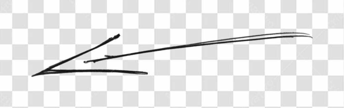 Elemento gráfico seta PNG com fundo transparente
