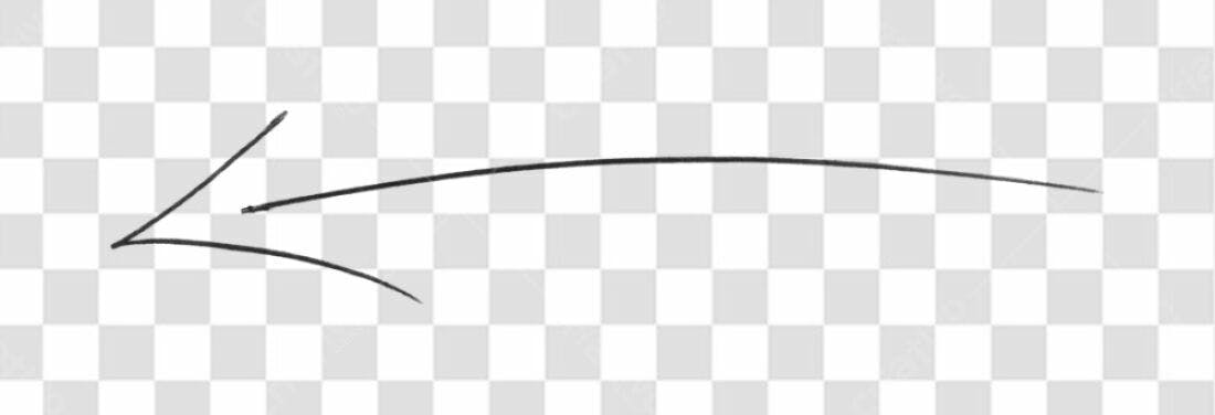 Elemento gráfico seta PNG com fundo transparente
