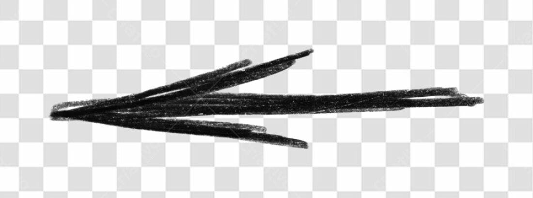 Elemento gráfico seta PNG com fundo transparente