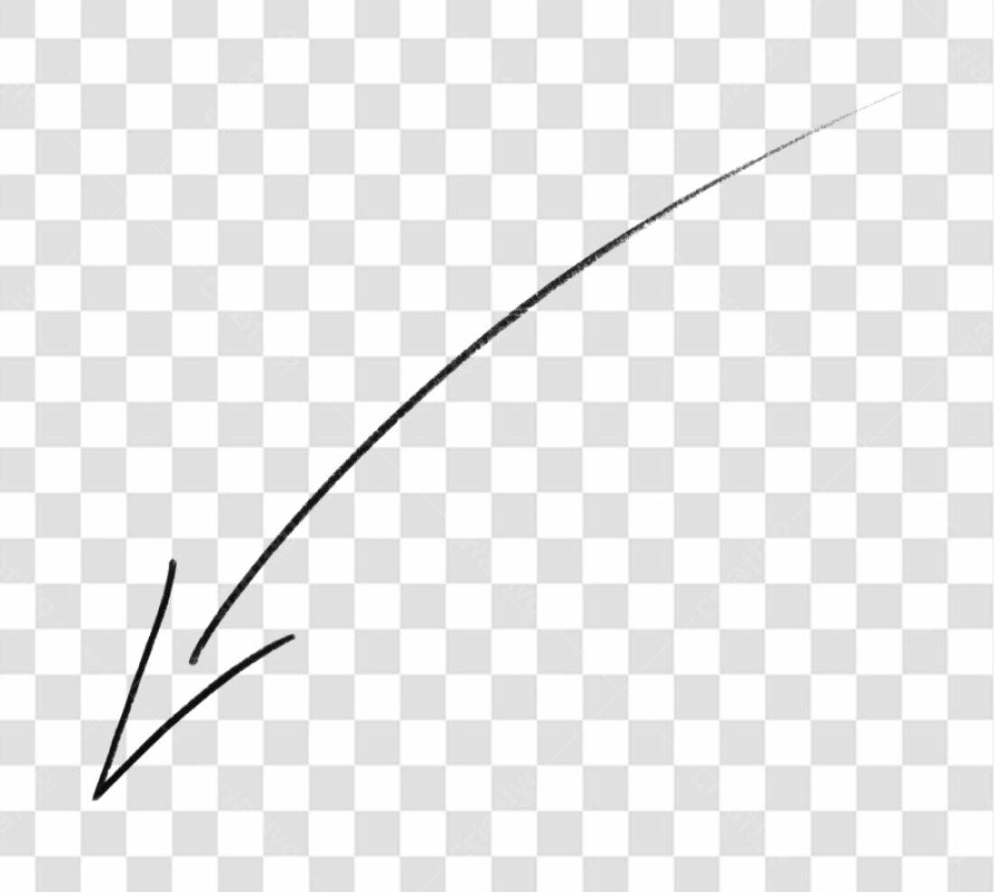 Seta PNG com fundo transparente