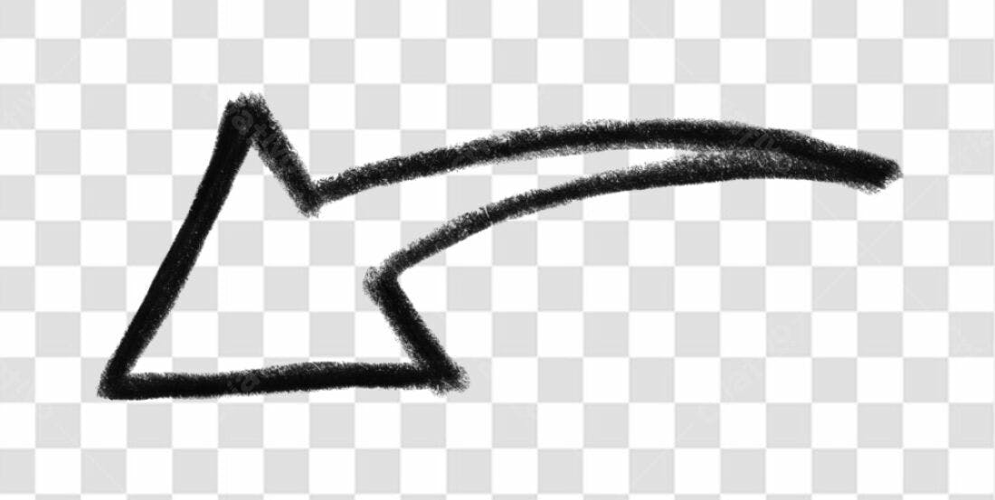 Elemento gráfico seta PNG com fundo transparente