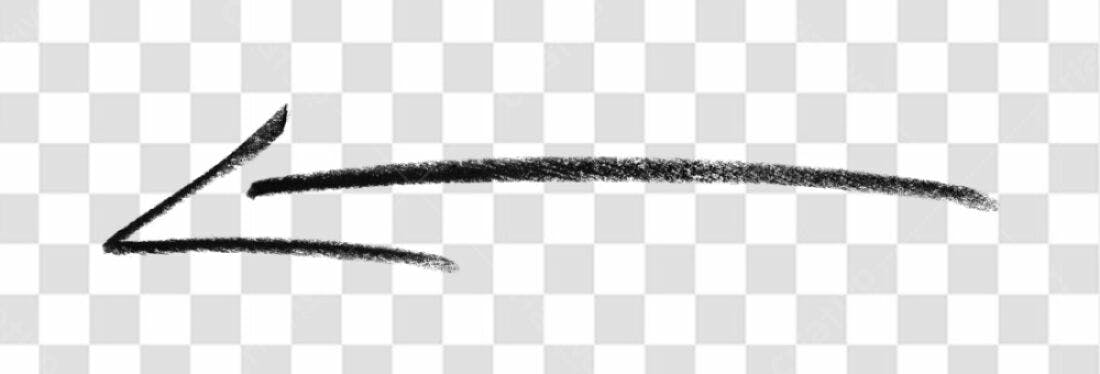 Elemento gráfico seta PNG com fundo transparente