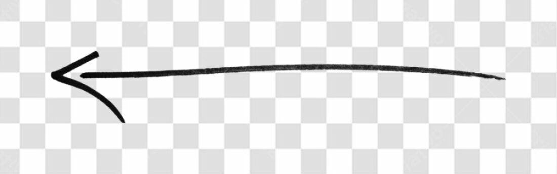 Elemento gráfico seta PNG com fundo transparente
