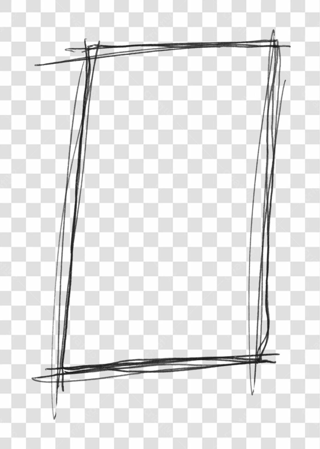 Moldura PNG com fundo transparente para fotos