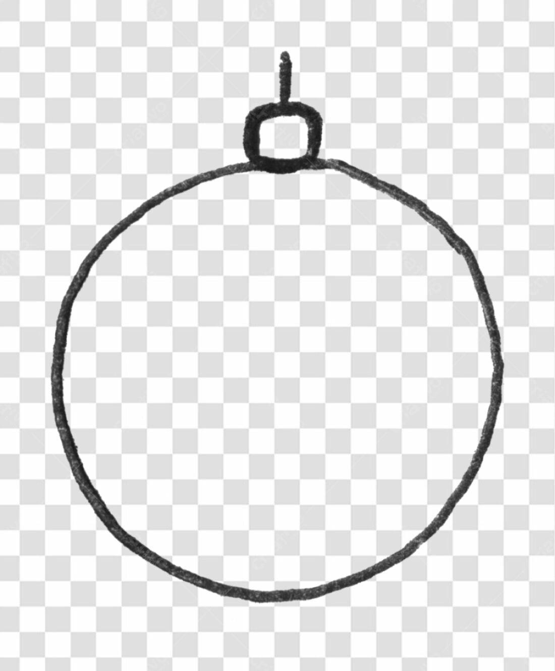 Enfeite Natalino PNG com fundo transparente