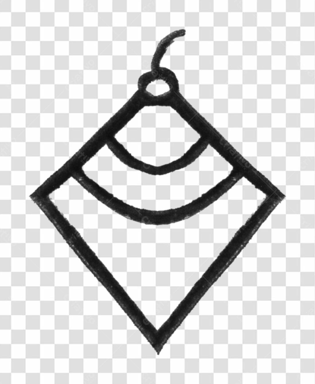 Logo minimalista PNG com fundo transparente