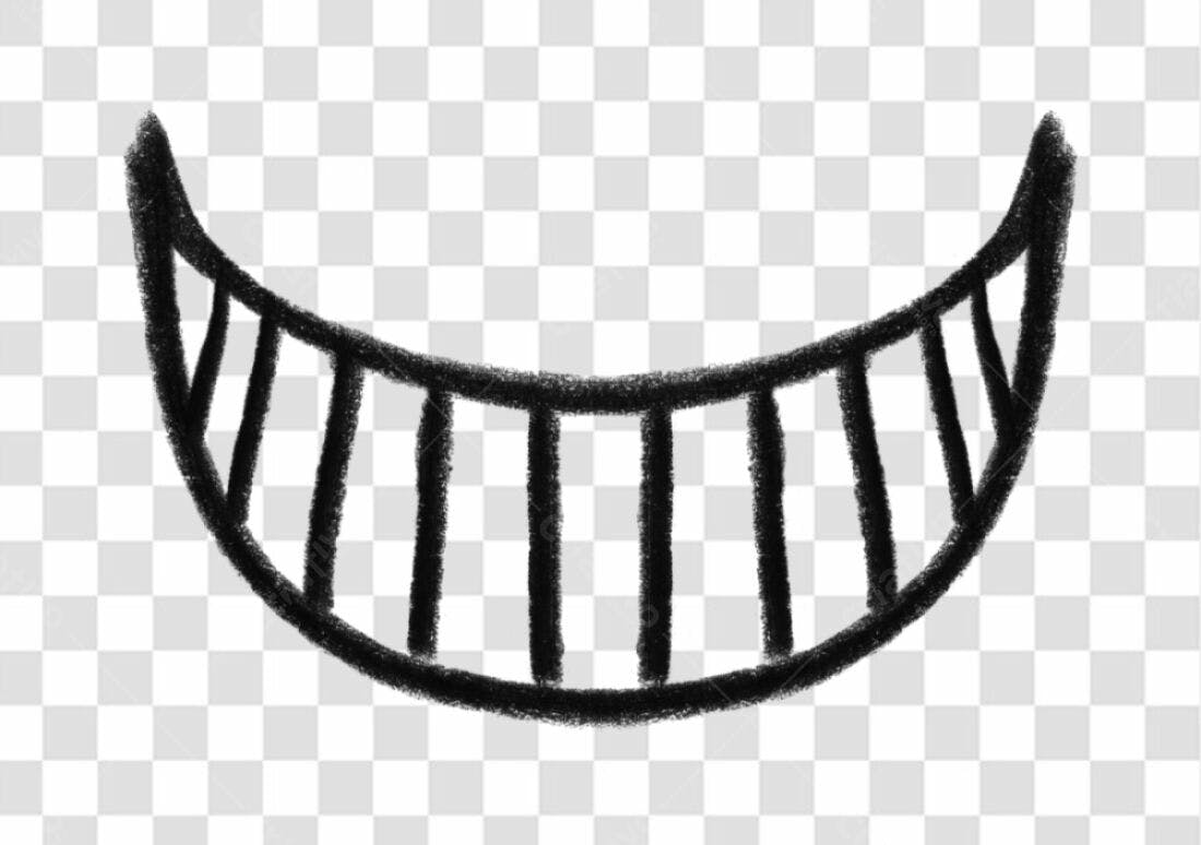 Elemento gráfico Boca Sorriso PNG com fundo transparente