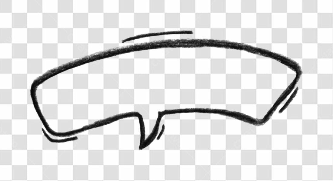 Banner Balão de Fala PNG com fundo transparente