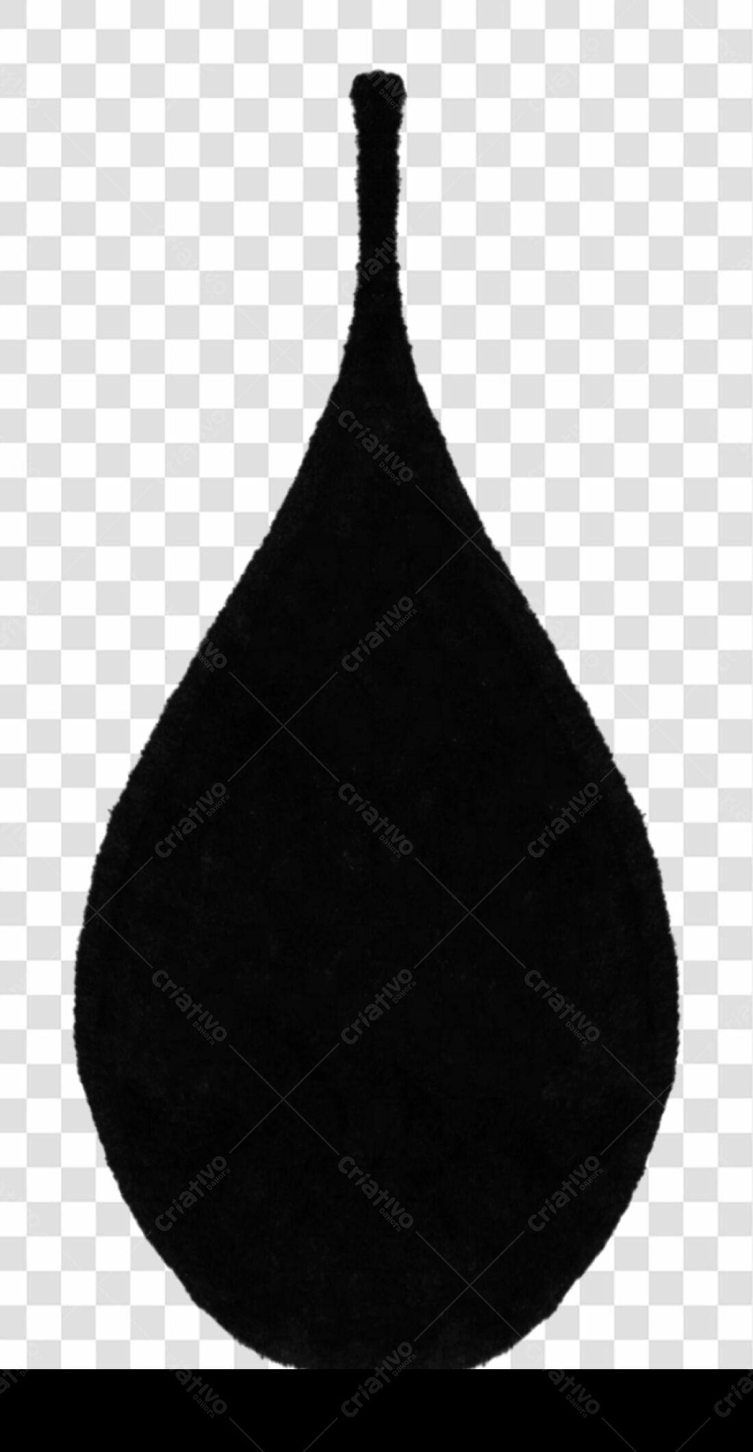 Elemento decorativo gota PNG com fundo transparente