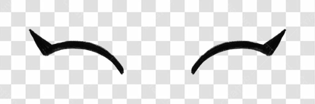 Elementos gráficos Sobrancelhas PNG com fundo transparente