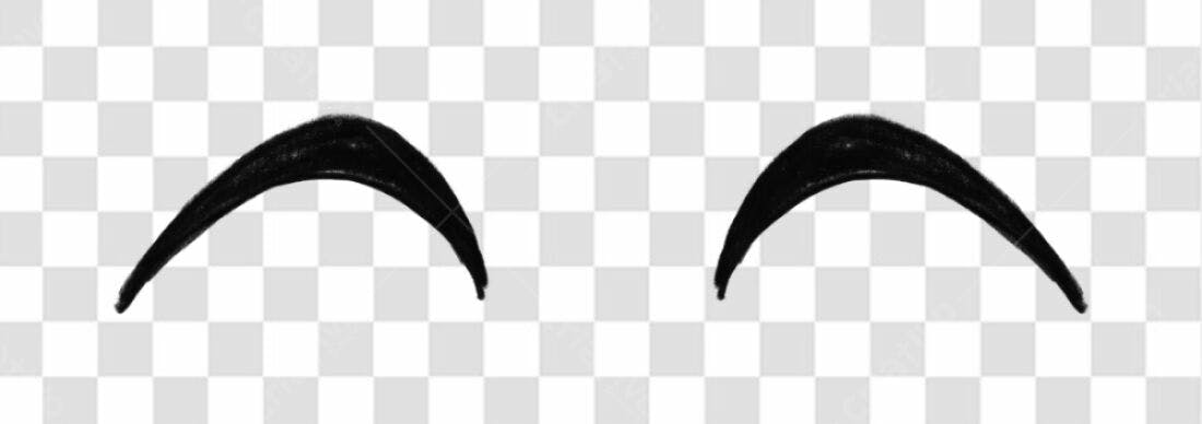 Elementos gráficos Sobrancelhas PNG com fundo transparente