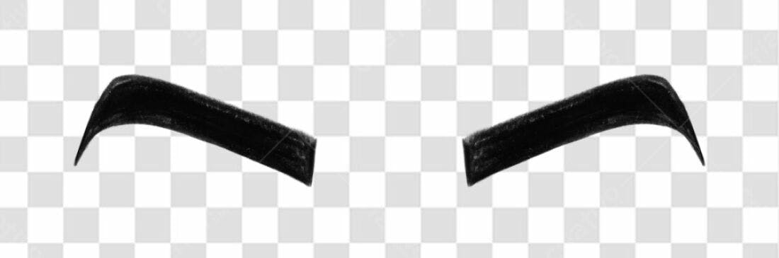 Elementos gráficos Sobrancelhas PNG com fundo transparente