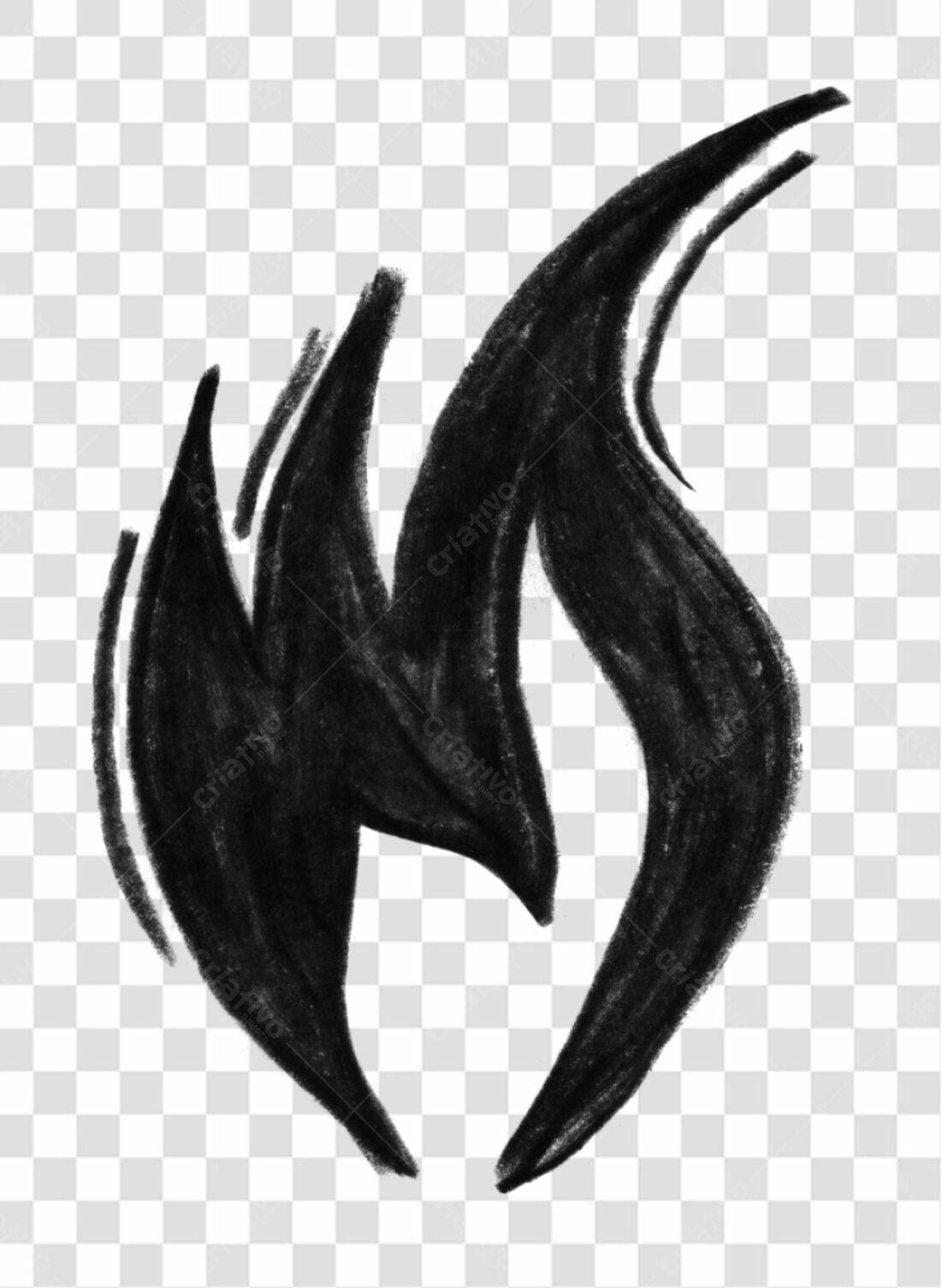 Logo PNG com fundo transparente estilo grunge