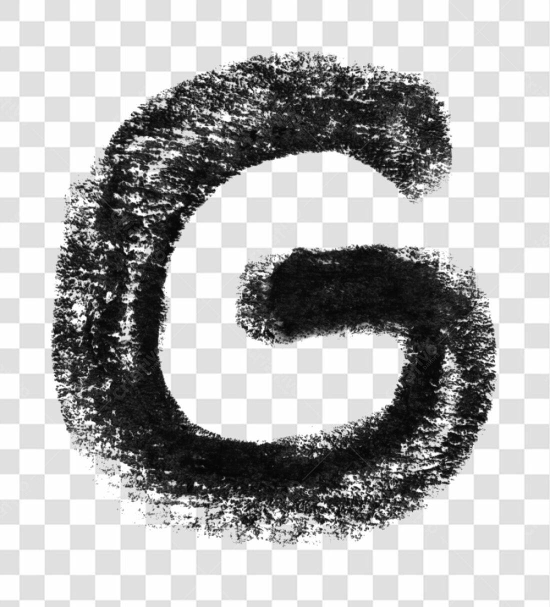 Logo PNG com fundo transparente estilo giz
