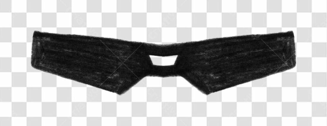 Elemento gráfico abstrato PNG com fundo transparente