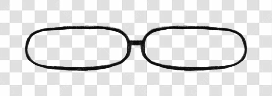Mockup de Óculos PNG com fundo transparente