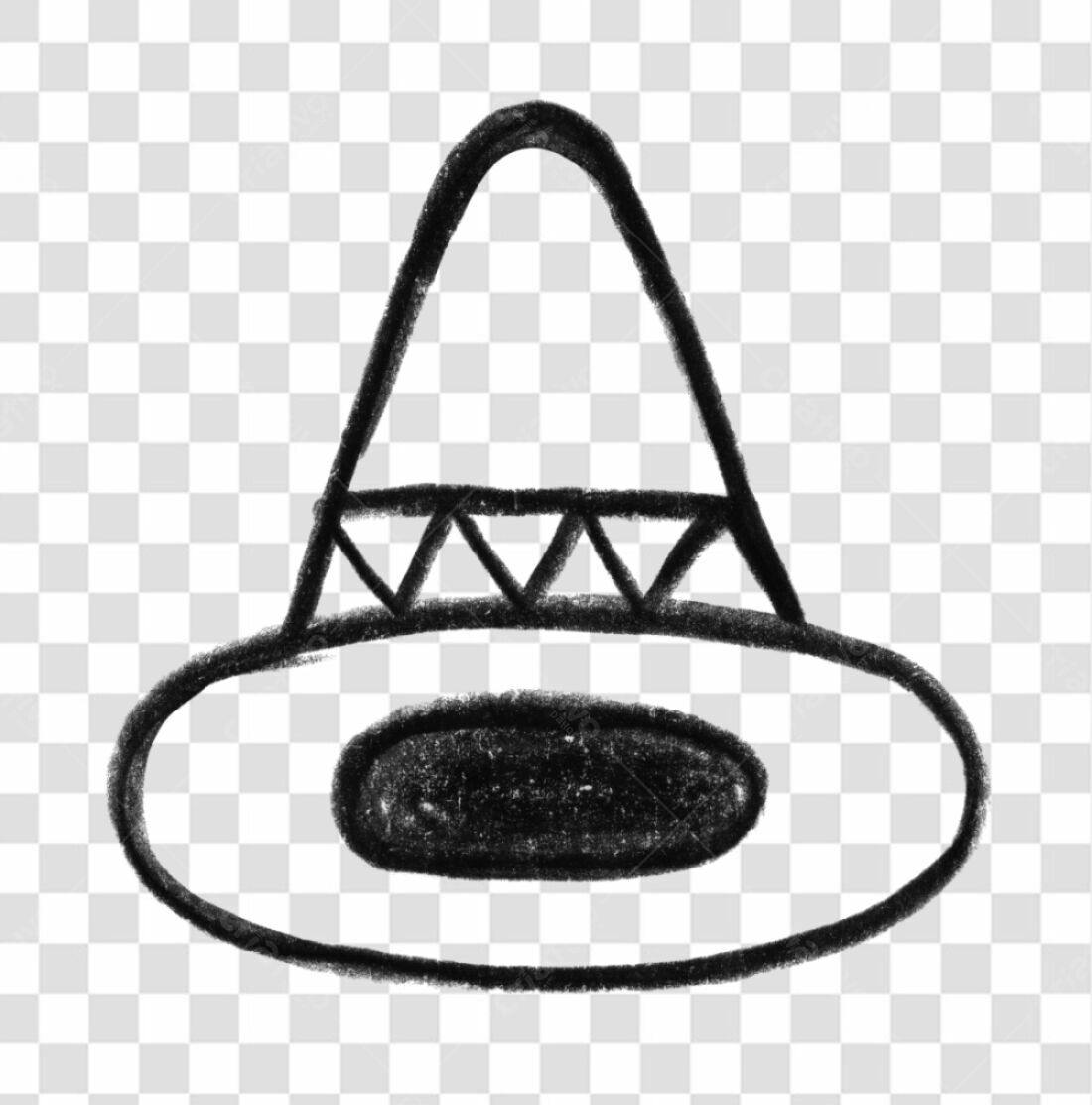 Ilustração Sombrero Mexicano PNG com fundo transparente