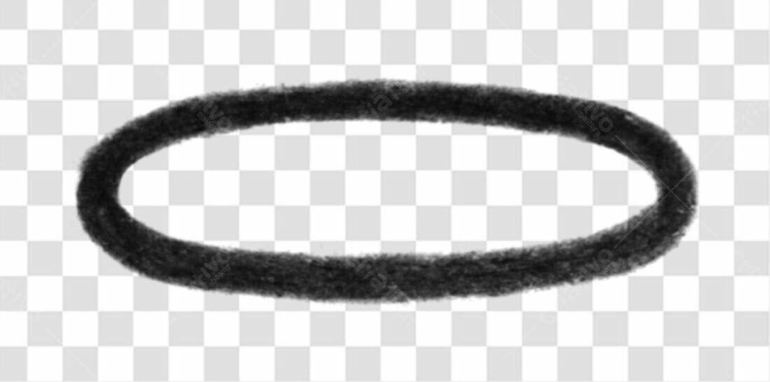 Moldura oval PNG com fundo transparente