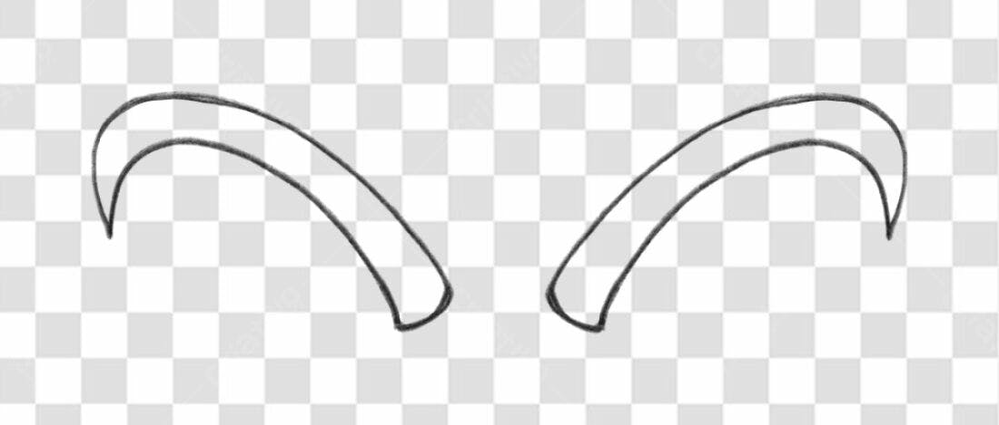 Elementos gráficos PNG com fundo transparente Chifres