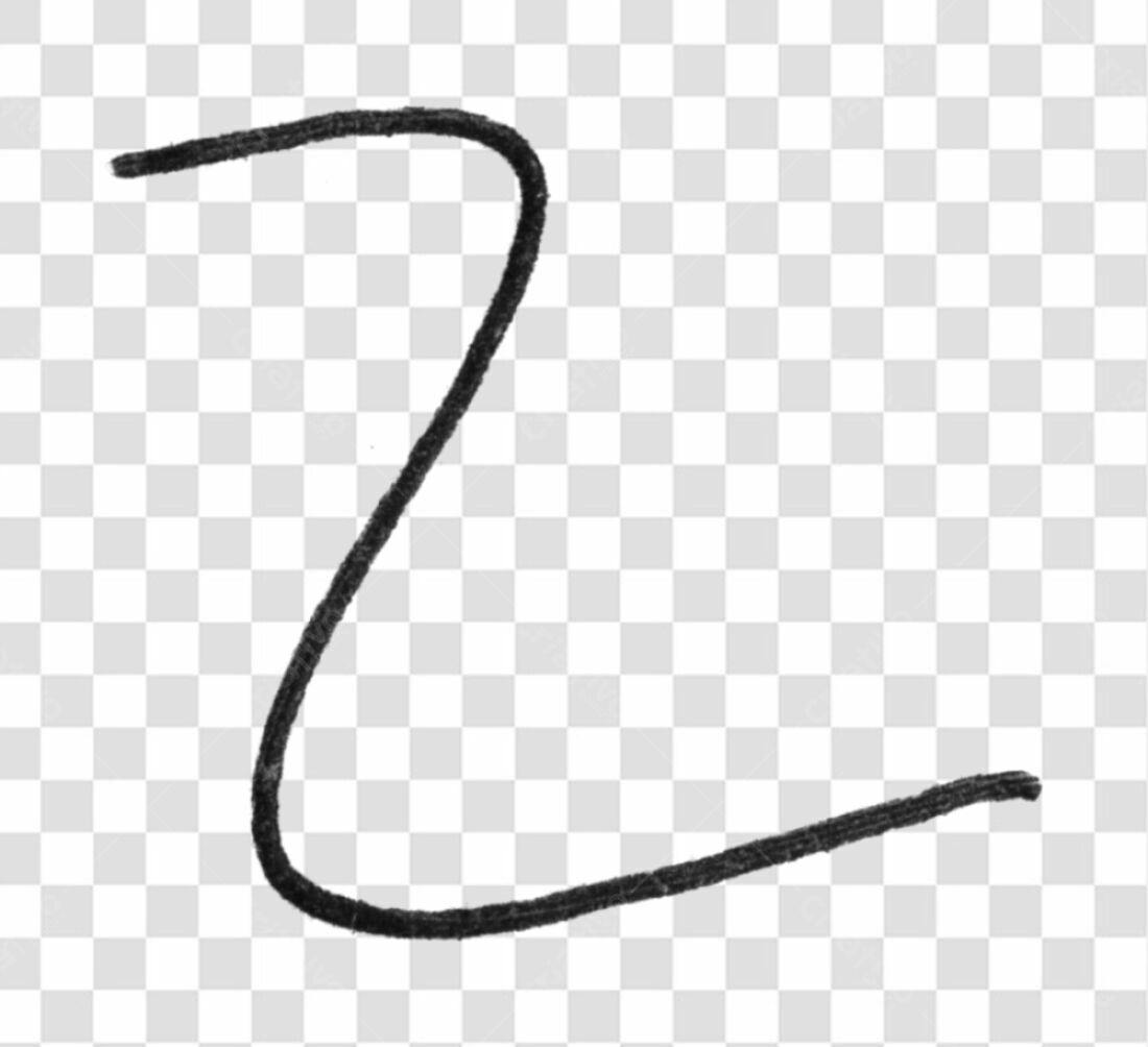 Elemento gráfico Letra Z PNG com fundo transparente