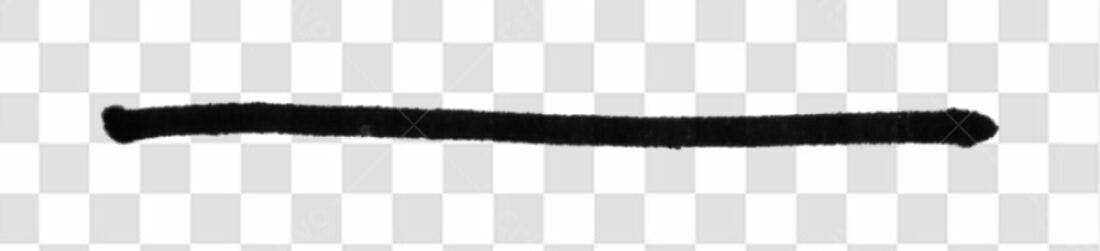 Divisor preto PNG com fundo transparente