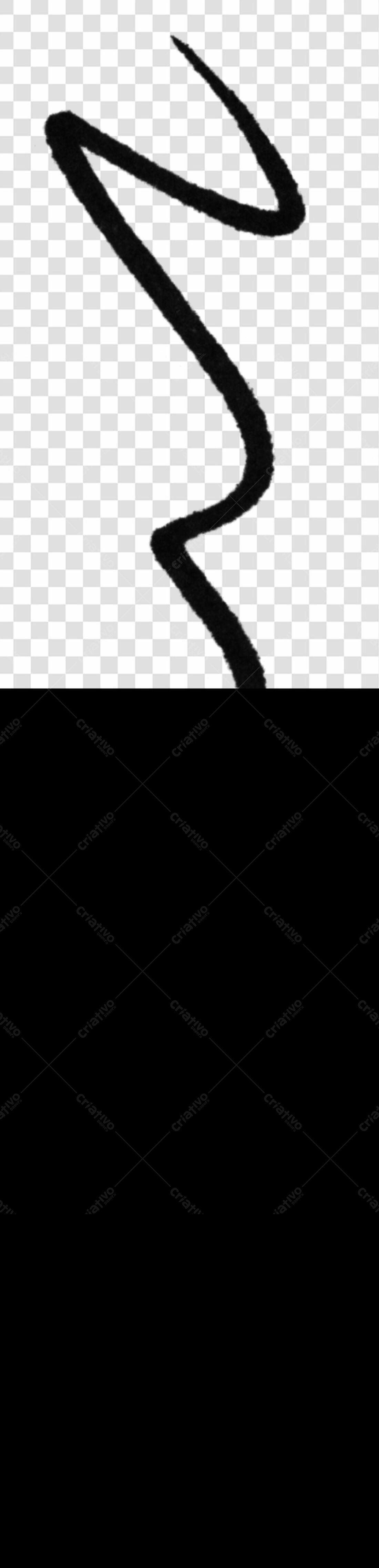 Elemento gráfico abstrato PNG com fundo transparente