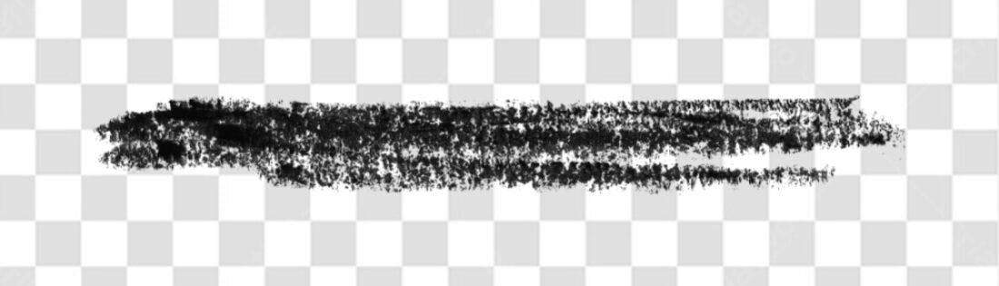 Banner textura giz preto PNG com fundo transparente
