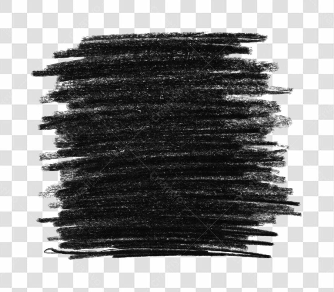 Textura Preto Riscado PNG com fundo transparente