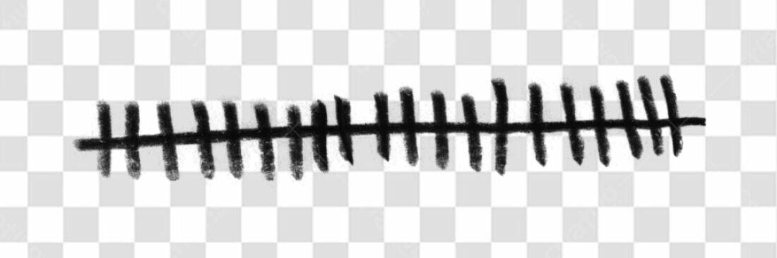 Divisor PNG com fundo transparente estilo grunge