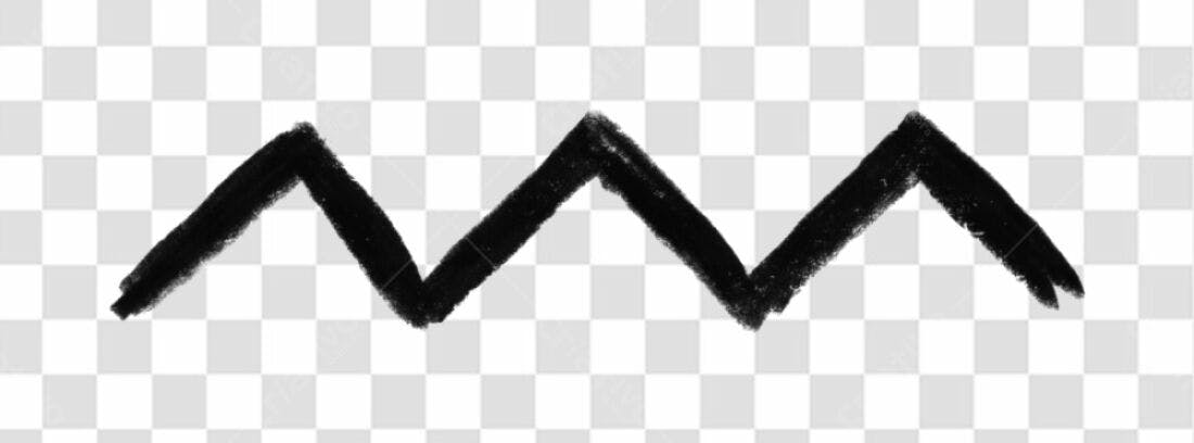 Banner abstrato preto PNG com fundo transparente