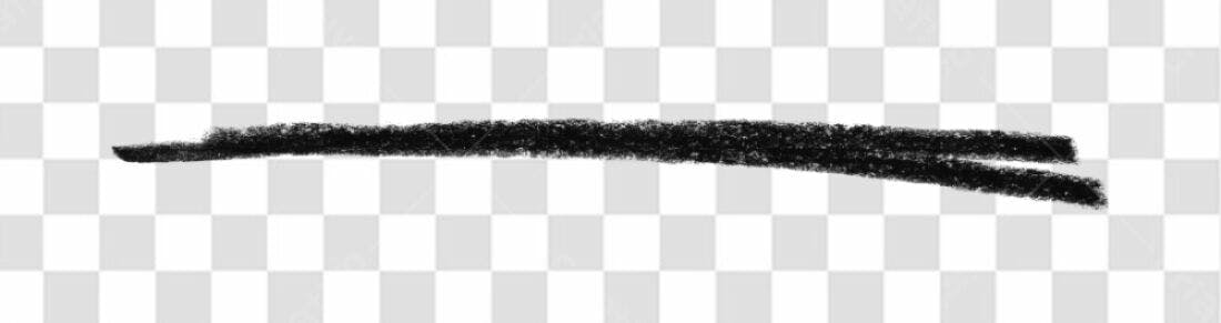 Elemento gráfico risca preta PNG com fundo transparente