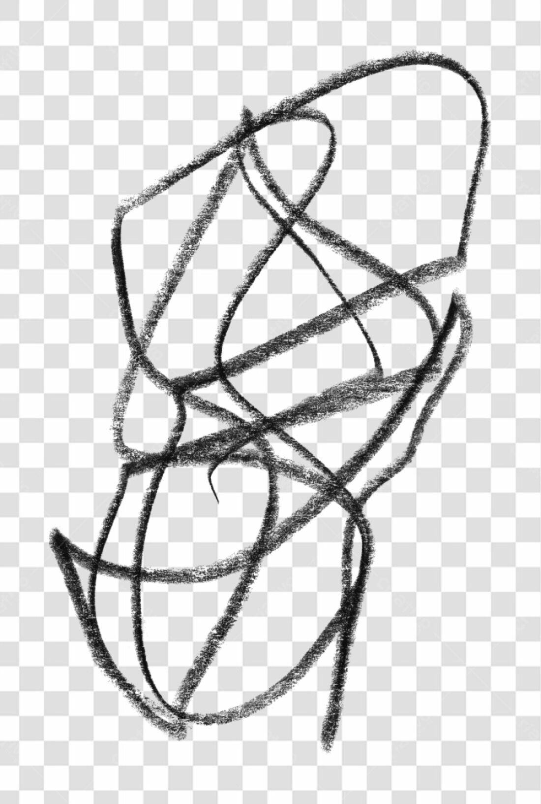 PNG Elemento abstrato para design de camiseta com fundo transparente