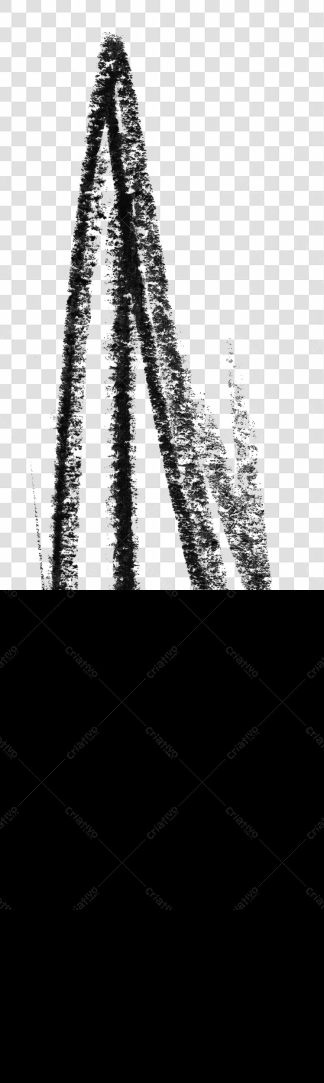 Elementos gráficos abstratos PNG com fundo transparente