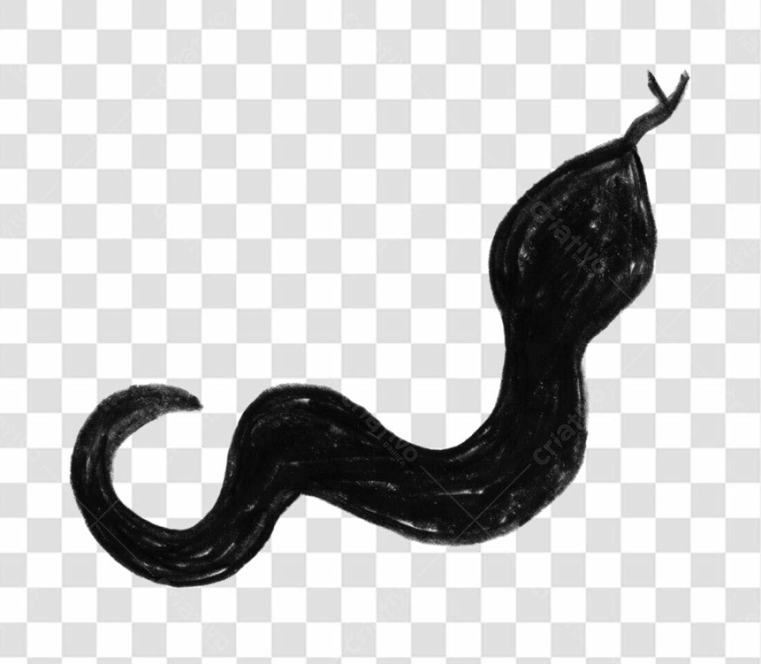 Elemento gráfico Cobra PNG com fundo transparente