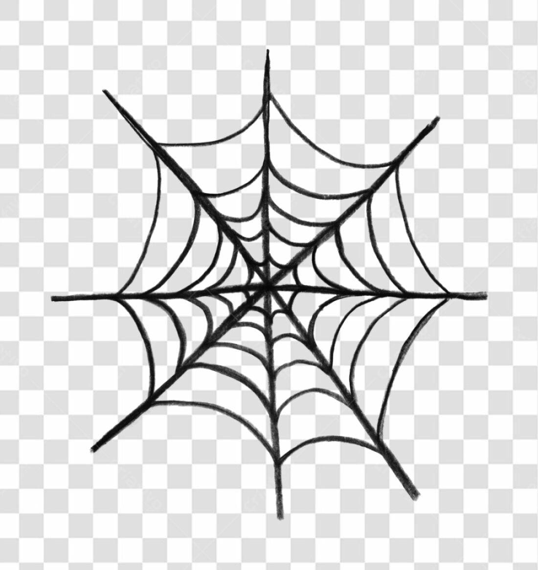 PNG Elemento Aranha Halloween com fundo transparente