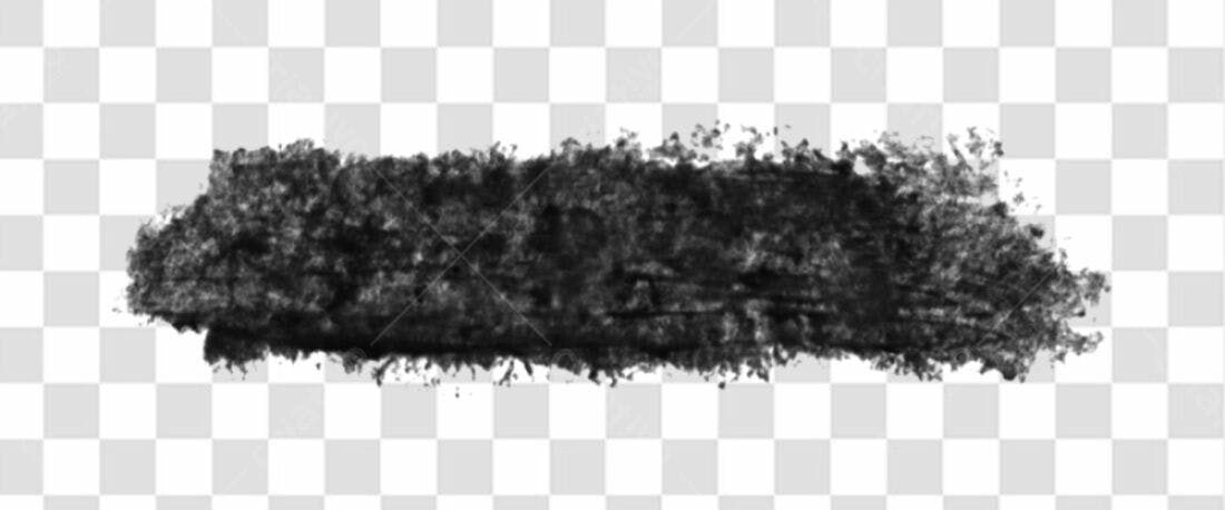 Banner abstrato preto PNG com fundo transparente