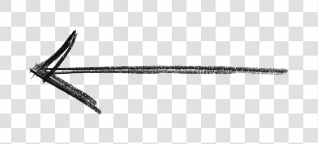 Elemento gráfico seta PNG com fundo transparente