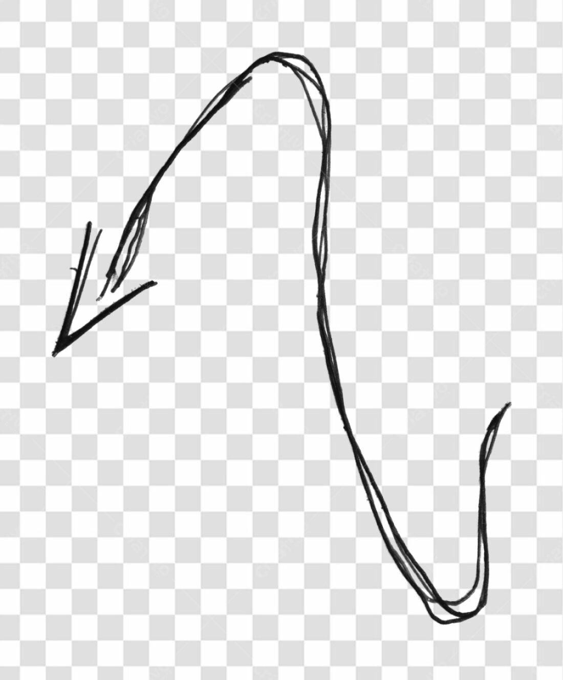 Seta PNG com fundo transparente