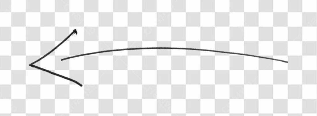 Banner Seta Direita PNG com fundo transparente