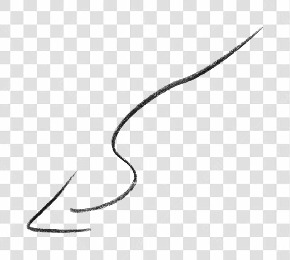 Elemento gráfico seta PNG com fundo transparente