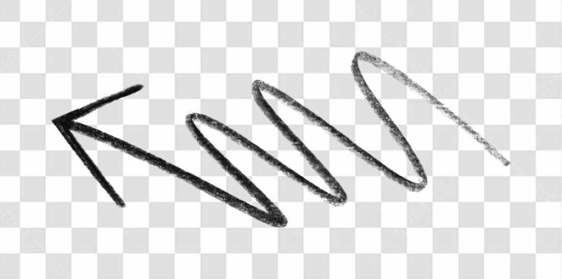 Elementos gráficos seta PNG com fundo transparente