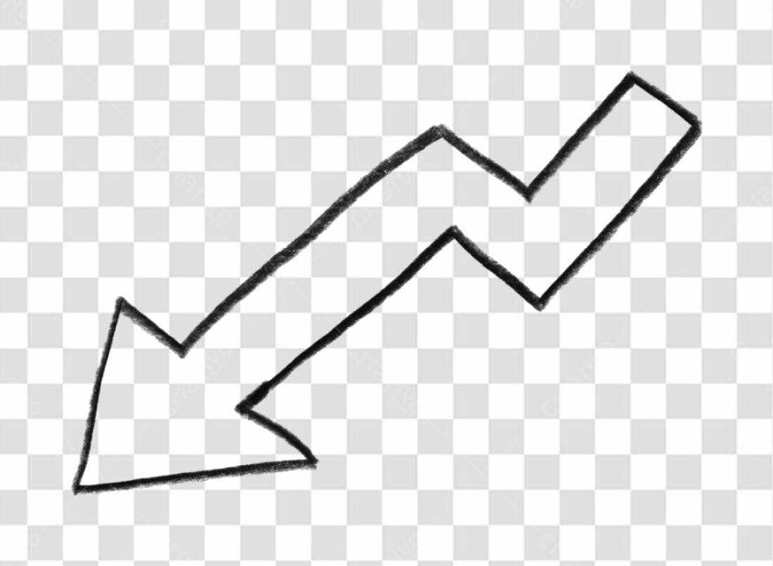 Seta PNG com fundo transparente para design