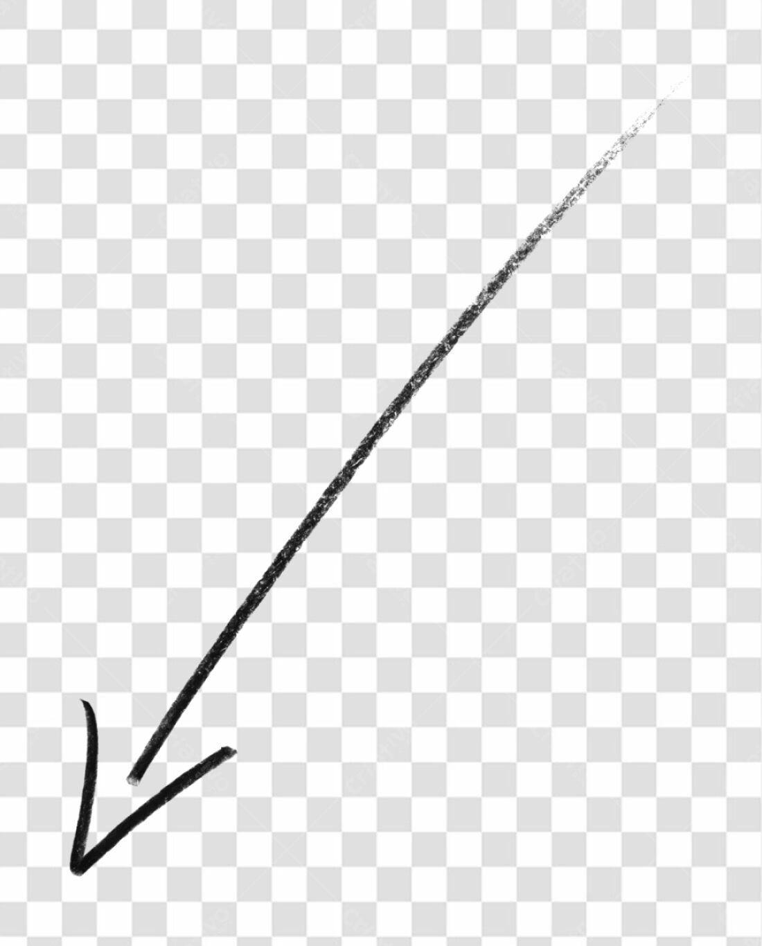 Seta PNG com fundo transparente