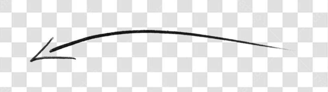 Elemento gráfico seta PNG com fundo transparente