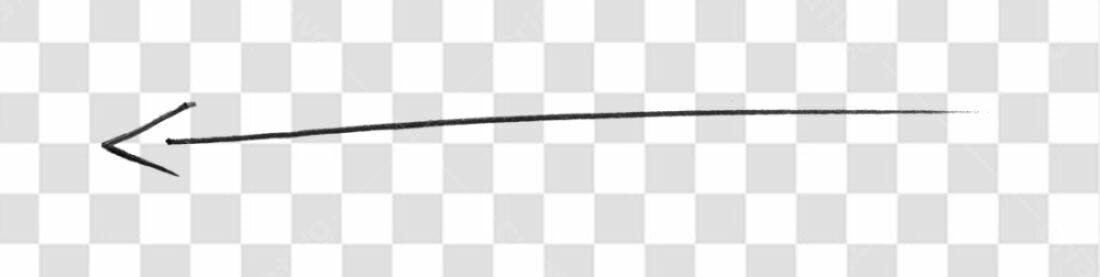 Elemento gráfico seta PNG com fundo transparente