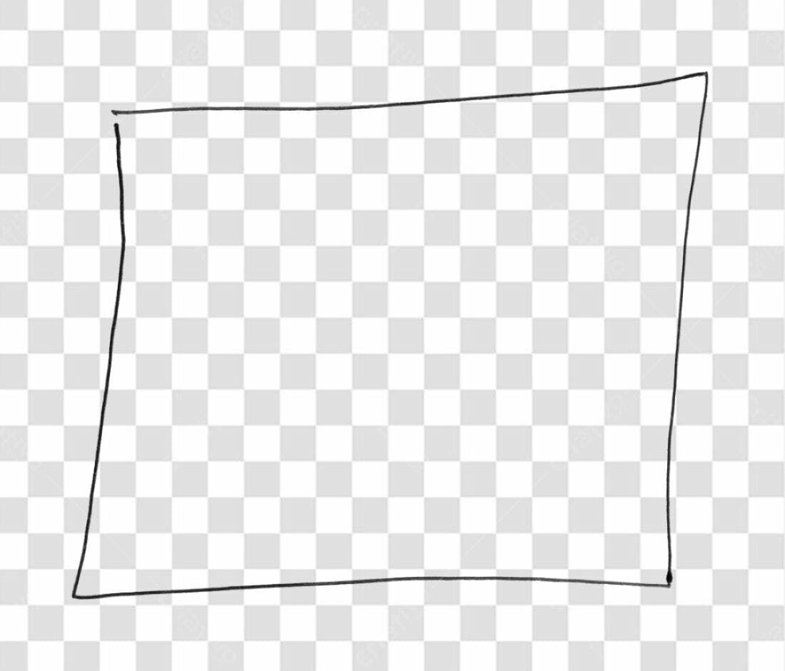 Moldura PNG com fundo transparente para fotos