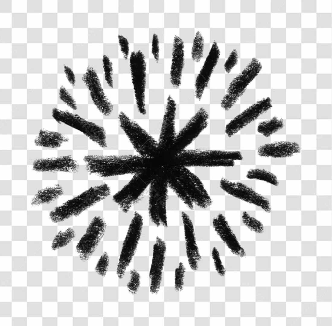 PNG Elemento gráfico estrela negra fundo transparente