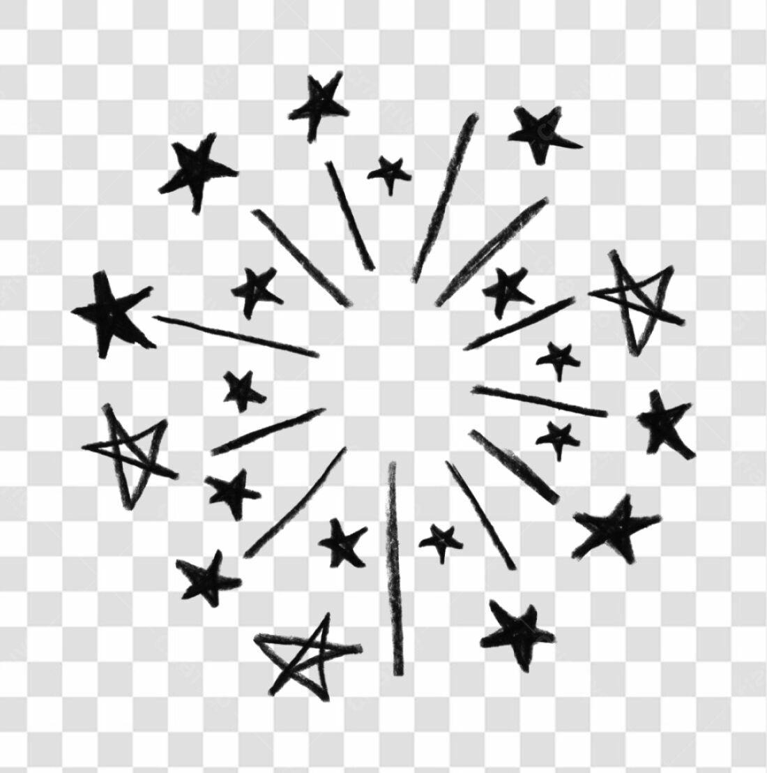 Banner Festa com Estrelas PNG com fundo transparente